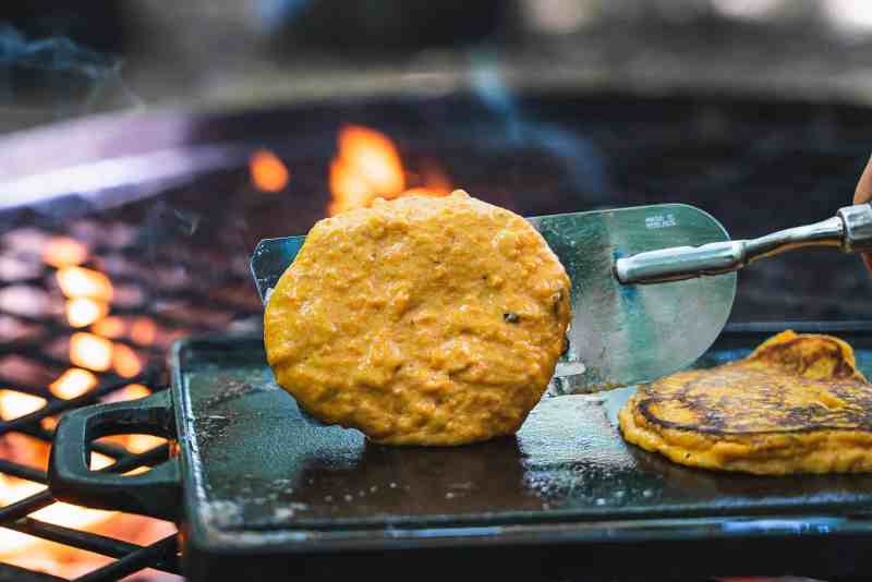 Sweet Potato Pancakes, Coal Baked Sweet Potato, Fire Breakfasts, Cooking Over Fire