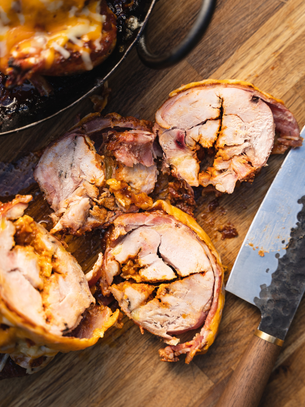 Hunter's Pheasant, cooking pheasant over the fire, Big Green Egg recipe