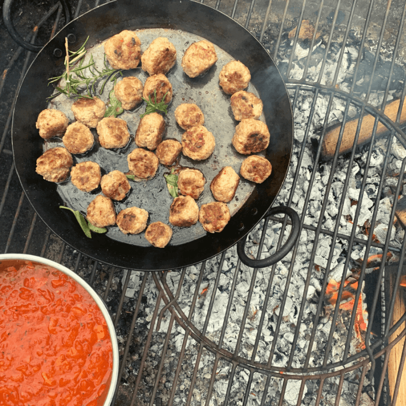meatballs, pheasant, wild game, family feast