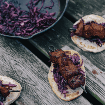 Gochujang Venison Kebabs