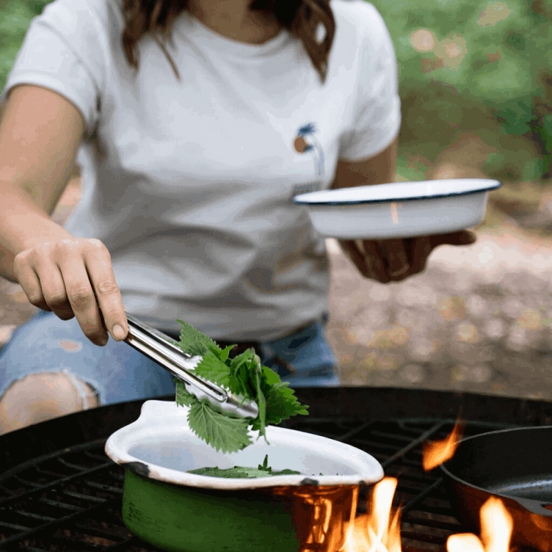 The Salt Box -Nettle and Pea Fritter Recipe 3
