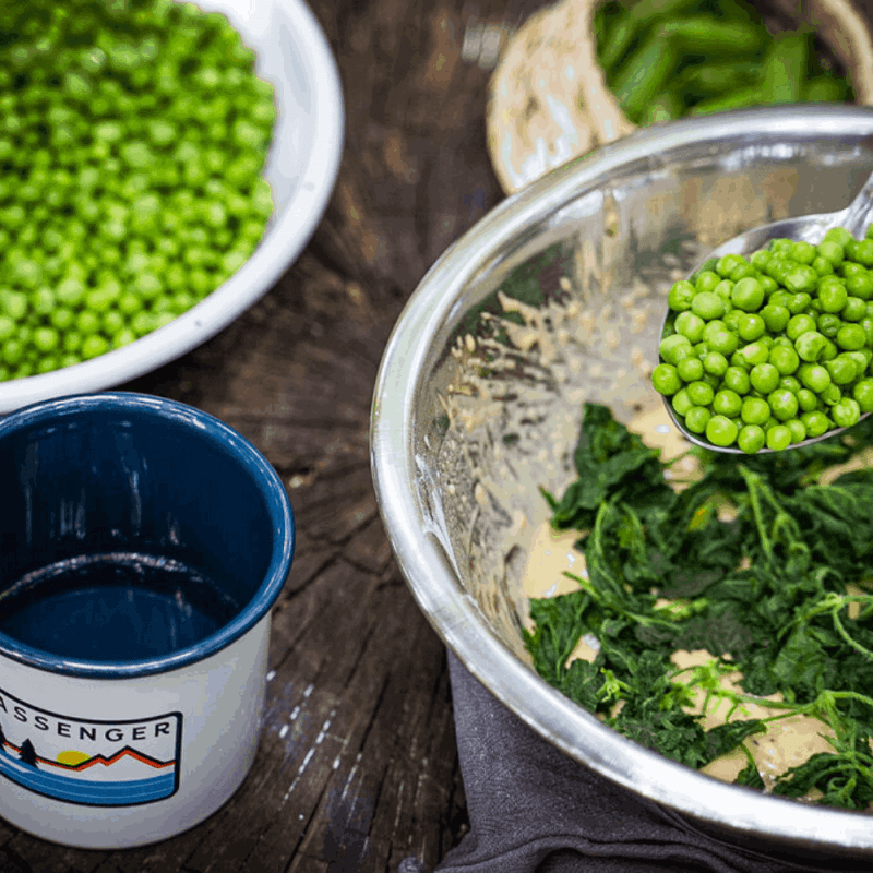 The Salt Box -Nettle and Pea Fritter Recipe 5